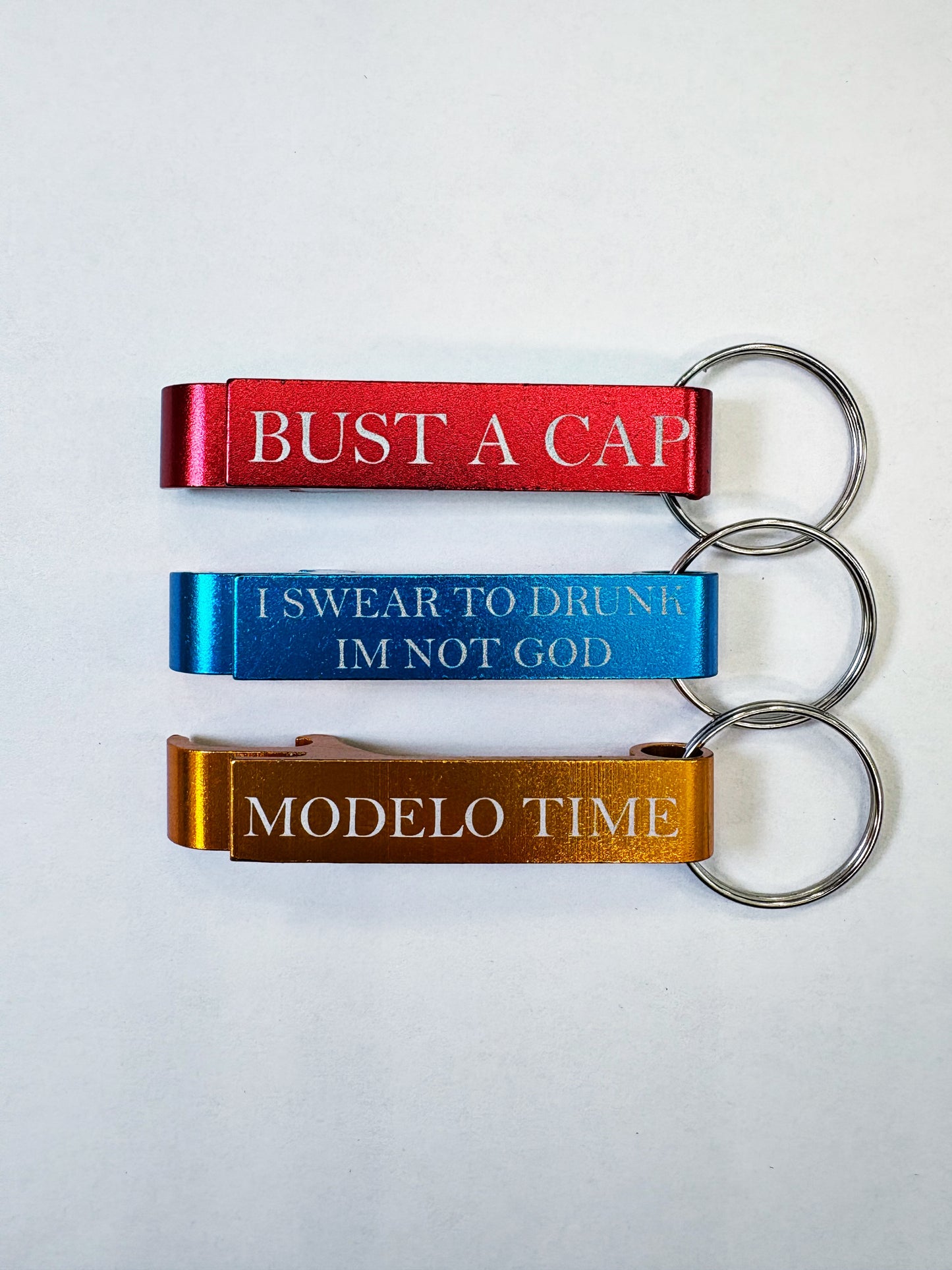 Key chain bottle opener